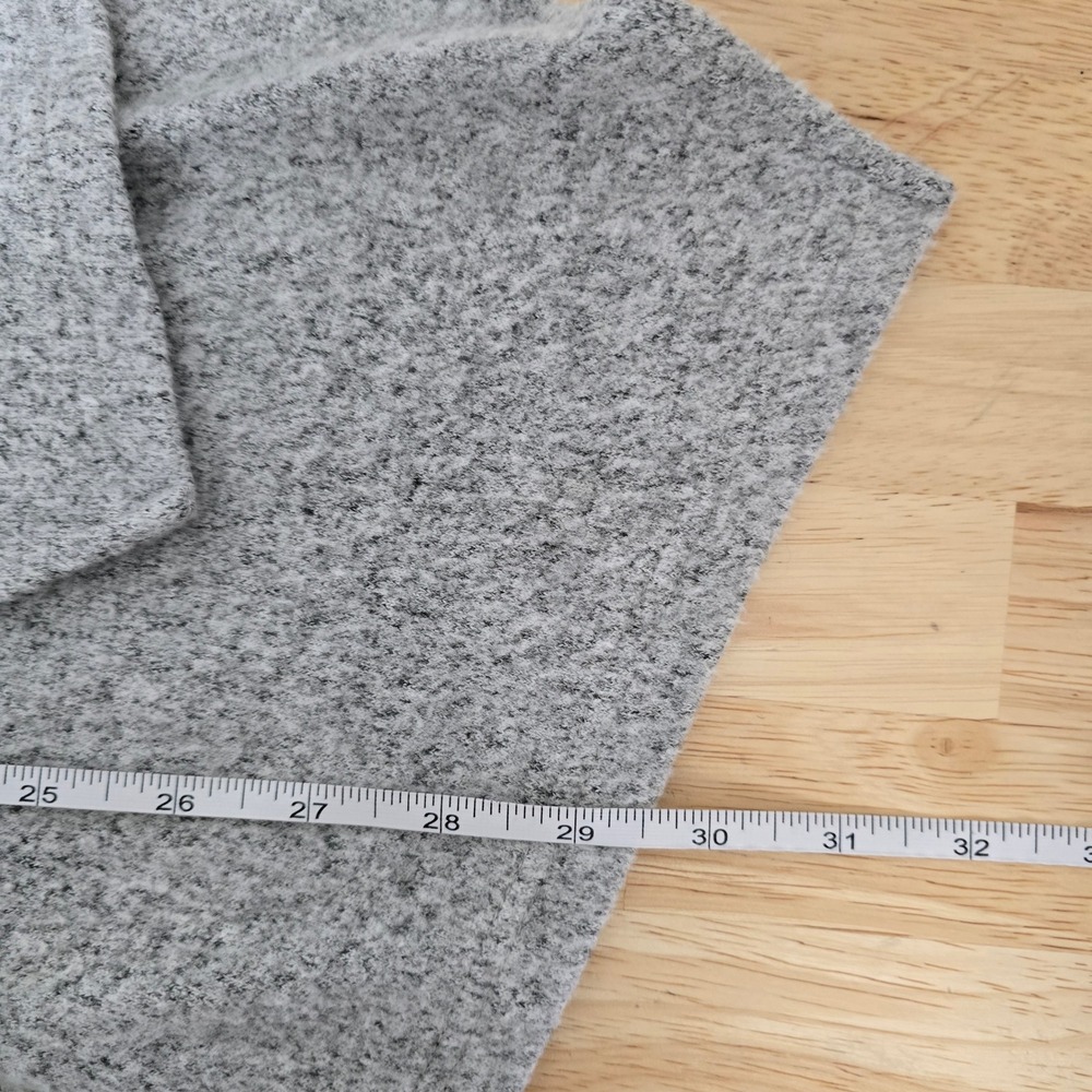 Joseph Ribkoff Grey Marled Waterfall Drape Front Cardigan Sweater Size 8 Pockets - Picture 6 of 8